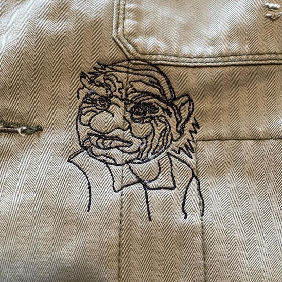 The LABYRINTH Custom embroidered jacket / David Bowie winter teen  Medium 🎄 - Picture 6 of 14